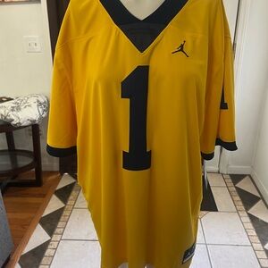 Nike Michigan Wolverines Gold Practice Jersey